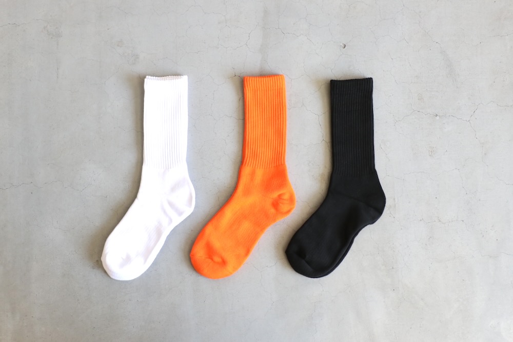 FreshService(�ե�å��奵���ӥ�) "ORIGINAL 3-PACK SOCKS -WHITE / BLACK / ORANGE-"
