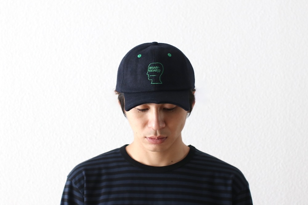 BRAIN DEAD (֥쥤ǥå) "BATWING LOGOHEAD FLANNEL HAT"