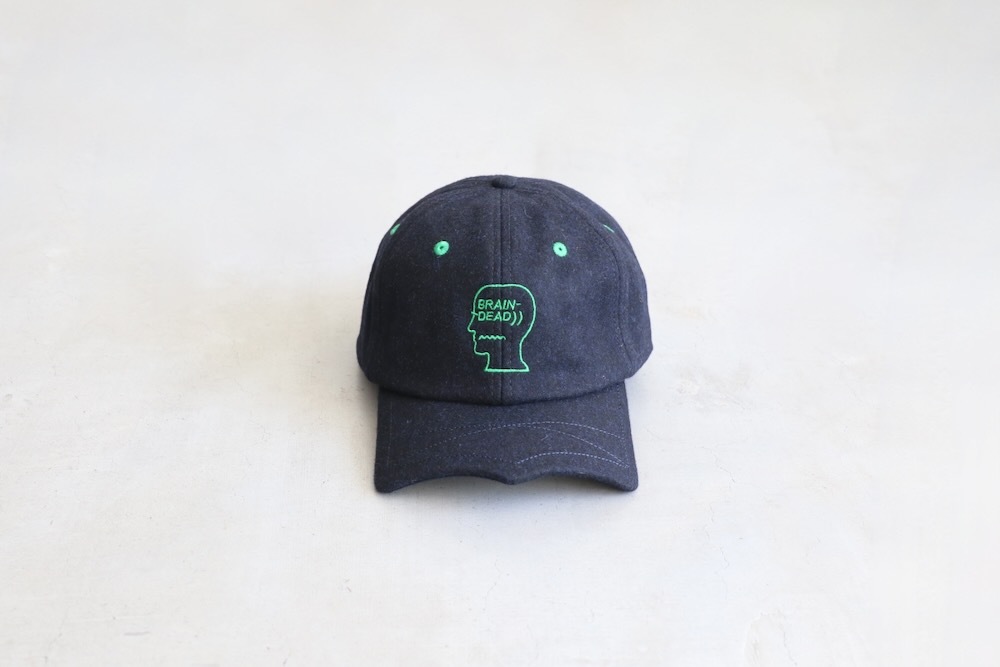 BRAIN DEAD (֥쥤ǥå) "BATWING LOGOHEAD FLANNEL HAT"