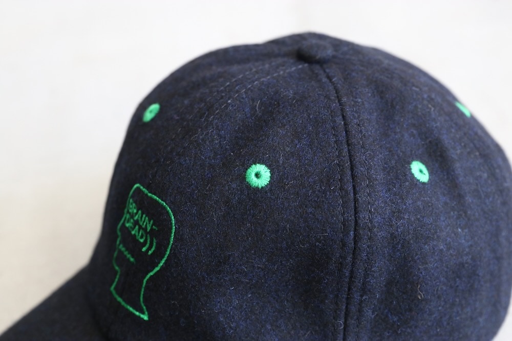 BRAIN DEAD (֥쥤ǥå) "BATWING LOGOHEAD FLANNEL HAT"