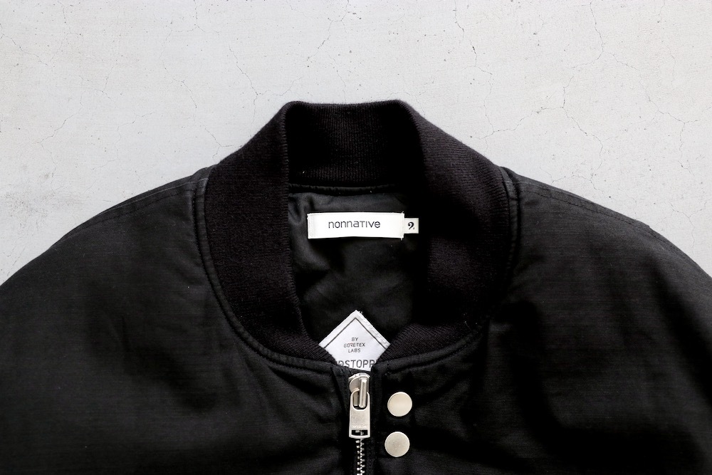 ��WINDSTOPPER��nonnative(�Υ�ͥ��ƥ���) "TROOPER PUFF BLOUSON COTTON BACKSATIN PIGMENT DYE WITH WINDSTOPPER"