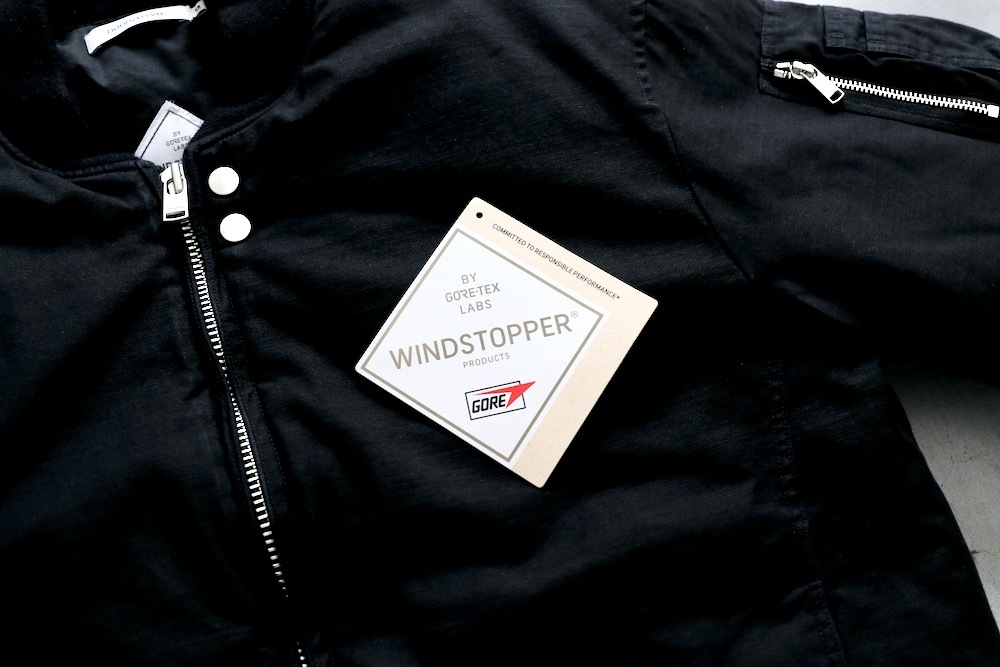 ��WINDSTOPPER��nonnative(�Υ�ͥ��ƥ���) "TROOPER PUFF BLOUSON COTTON BACKSATIN PIGMENT DYE WITH WINDSTOPPER"