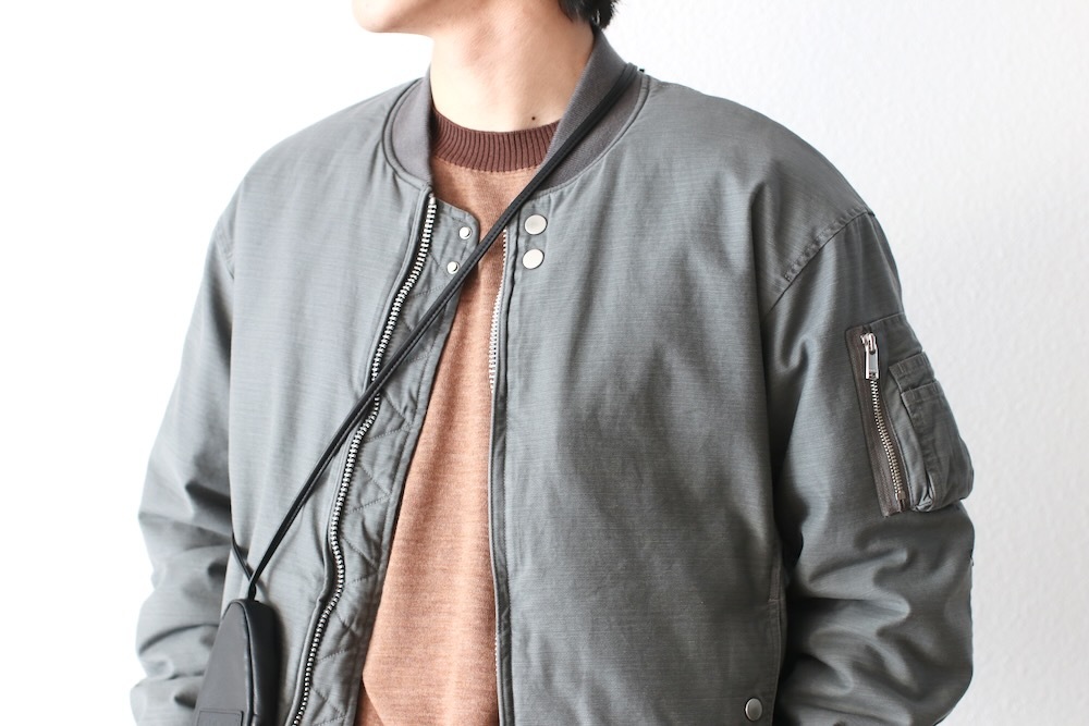��WINDSTOPPER��nonnative(�Υ�ͥ��ƥ���) "TROOPER PUFF BLOUSON COTTON BACKSATIN PIGMENT DYE WITH WINDSTOPPER"
