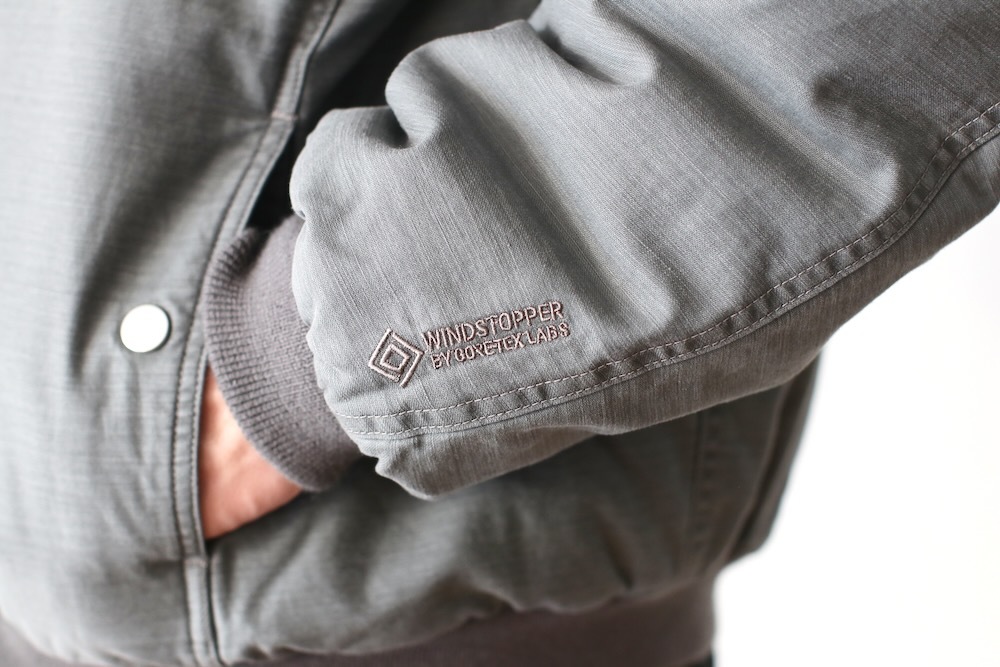 ��WINDSTOPPER��nonnative(�Υ�ͥ��ƥ���) "TROOPER PUFF BLOUSON COTTON BACKSATIN PIGMENT DYE WITH WINDSTOPPER"