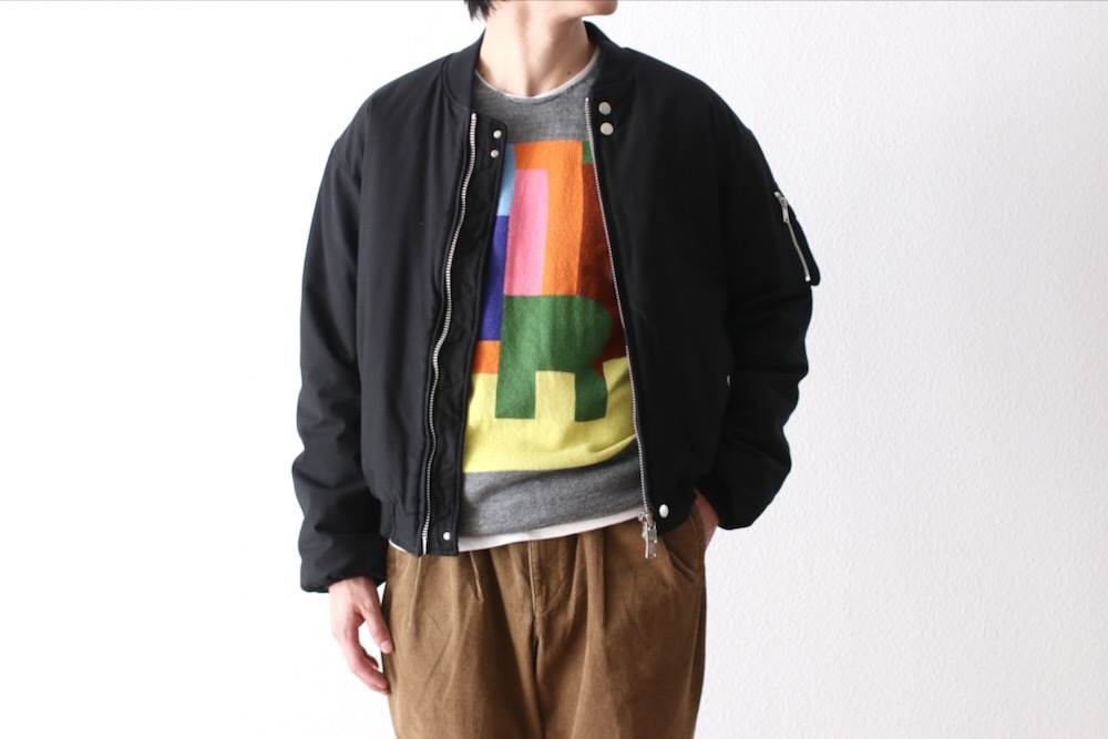 ��WINDSTOPPER��nonnative(�Υ�ͥ��ƥ���) "TROOPER PUFF BLOUSON COTTON BACKSATIN PIGMENT DYE WITH WINDSTOPPER"