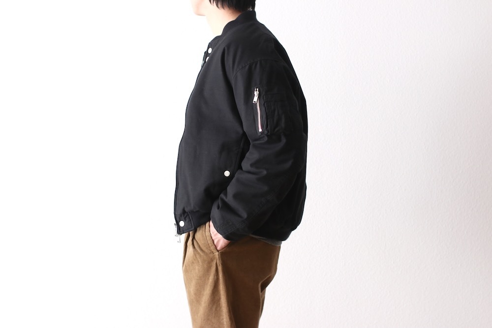 ��WINDSTOPPER��nonnative(�Υ�ͥ��ƥ���) "TROOPER PUFF BLOUSON COTTON BACKSATIN PIGMENT DYE WITH WINDSTOPPER"