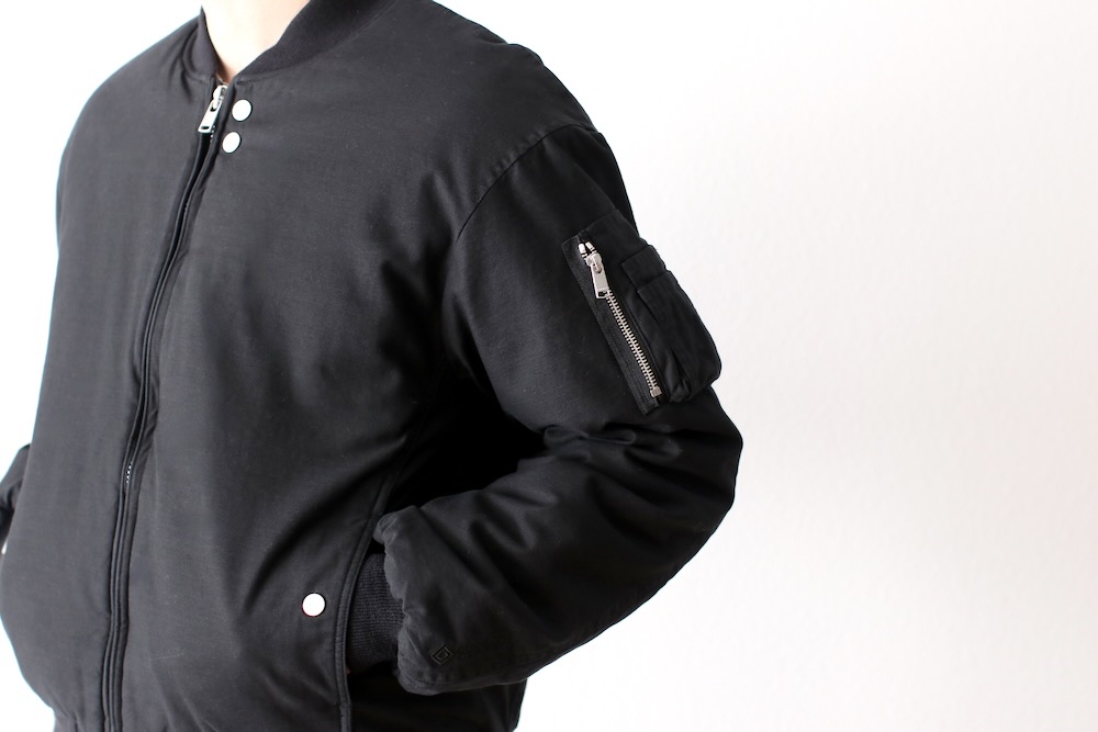 ��WINDSTOPPER��nonnative(�Υ�ͥ��ƥ���) "TROOPER PUFF BLOUSON COTTON BACKSATIN PIGMENT DYE WITH WINDSTOPPER"