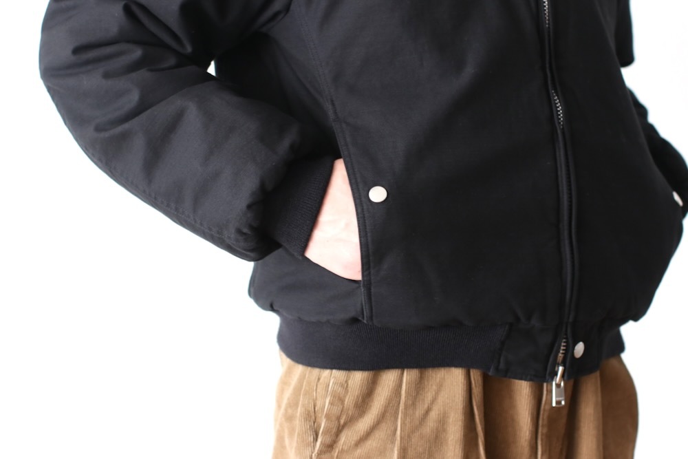 ��WINDSTOPPER��nonnative(�Υ�ͥ��ƥ���) "TROOPER PUFF BLOUSON COTTON BACKSATIN PIGMENT DYE WITH WINDSTOPPER"