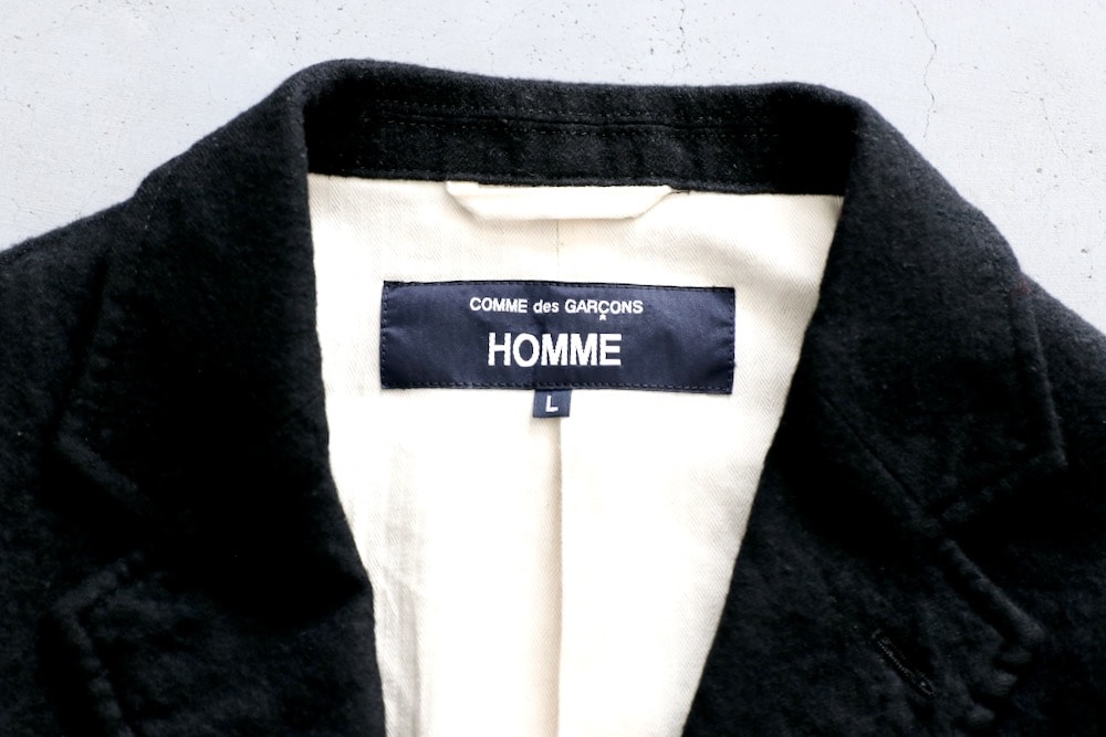 ギャルソンオム ウールサージ 製品縮絨 ジャケットブルゾン 10.3 0:00 Release】COMME des GARCONS HOMME(コム デ