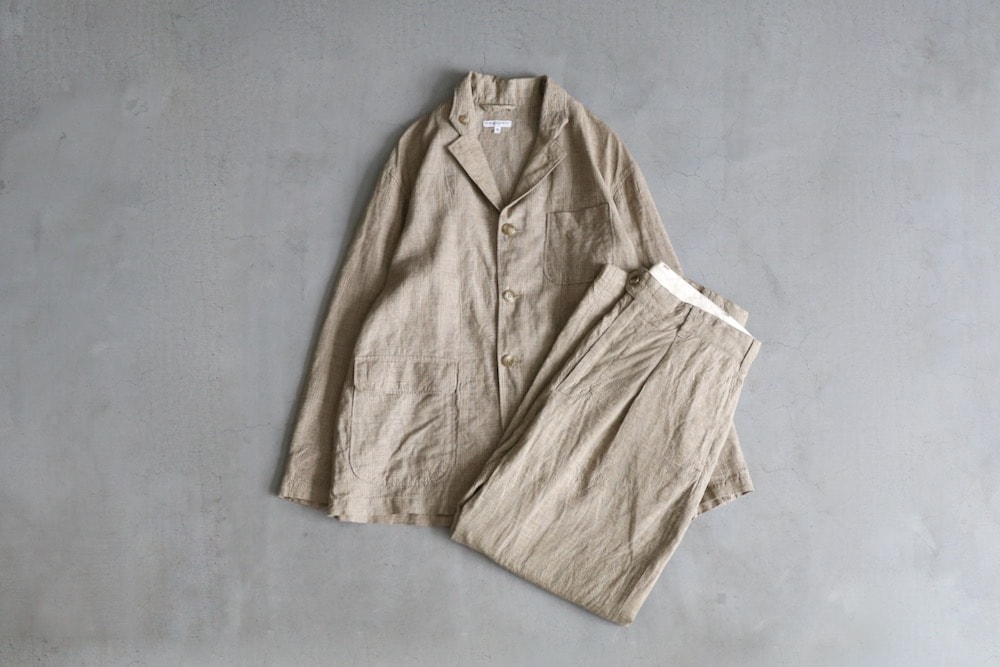 Engineered Garments (󥸥˥ɥ) "Carlyle Pant -Linen Glen Plaid"