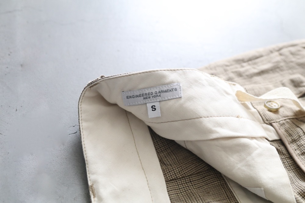 Engineered Garments (󥸥˥ɥ) "Carlyle Pant -Linen Glen Plaid"
