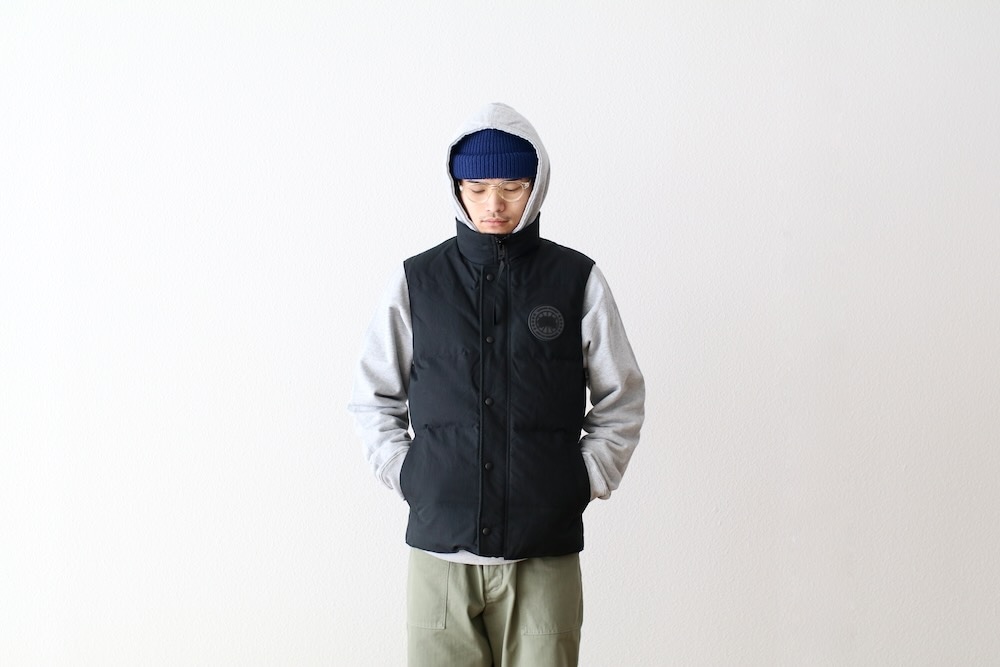 10%OFF] CANADA GOOSE (カナダグース) “Garson Vest Crinkle Cotton