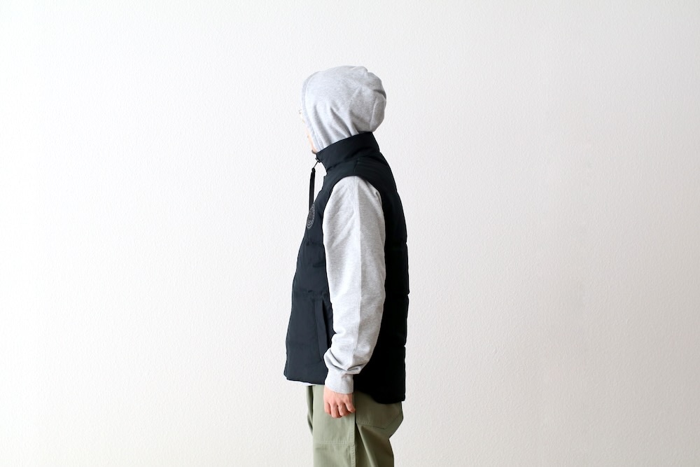 CANADA GOOSE (���ʥ�������) ��Garson Vest Crinkle Cotton��-BLACK DISC-��