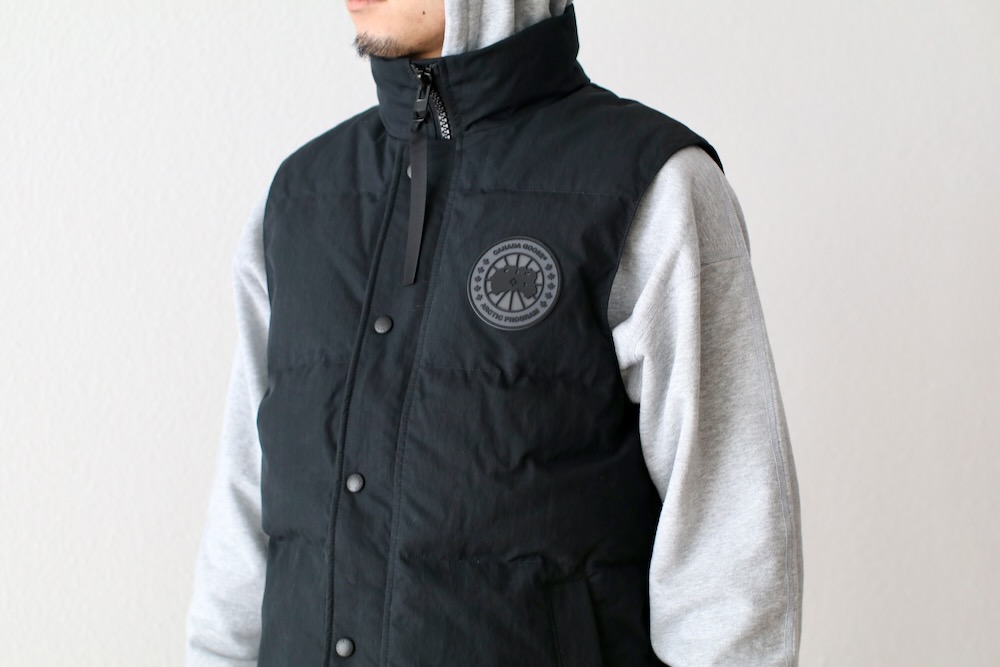 CANADA GOOSE (���ʥ�������) ��Garson Vest Crinkle Cotton��-BLACK DISC-��