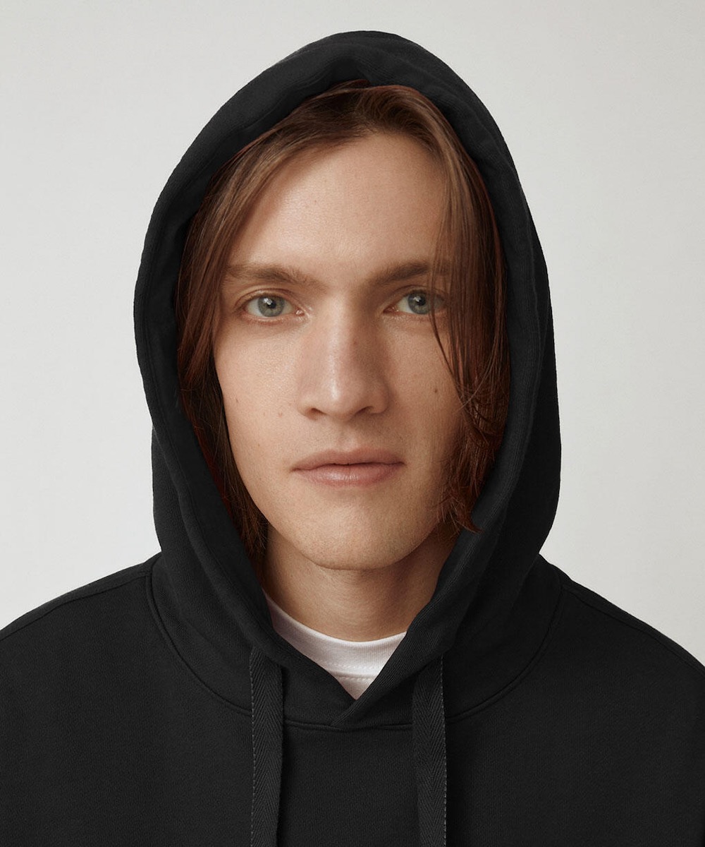 10%OFF] CANADA GOOSE (カナダグース) “HURON HOODY BLACK LABEL