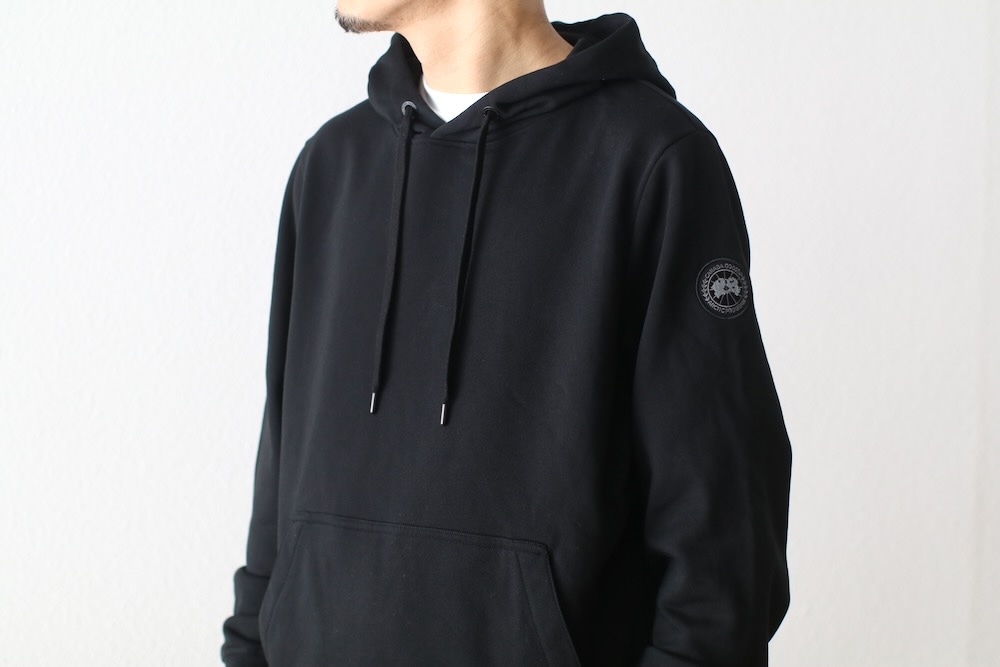 10%OFF] CANADA GOOSE (カナダグース) “HURON HOODY BLACK LABEL