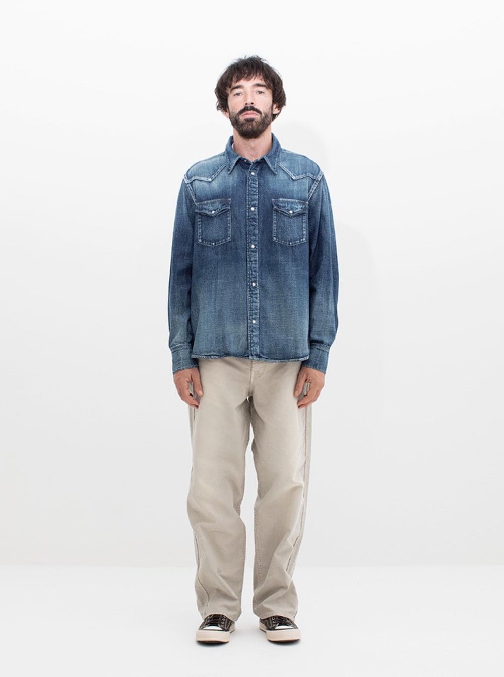 visvim(ヴィズヴィム) “SOCIAL SCULPTURE SHIRT DMGD” | visvim / WMV