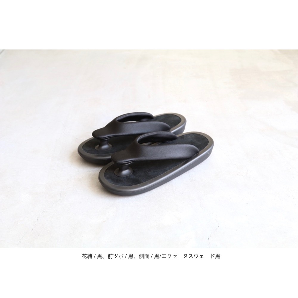 WOMEN'SJoJo(祸) "BEACH SANDAL / Ecsaine Leather"