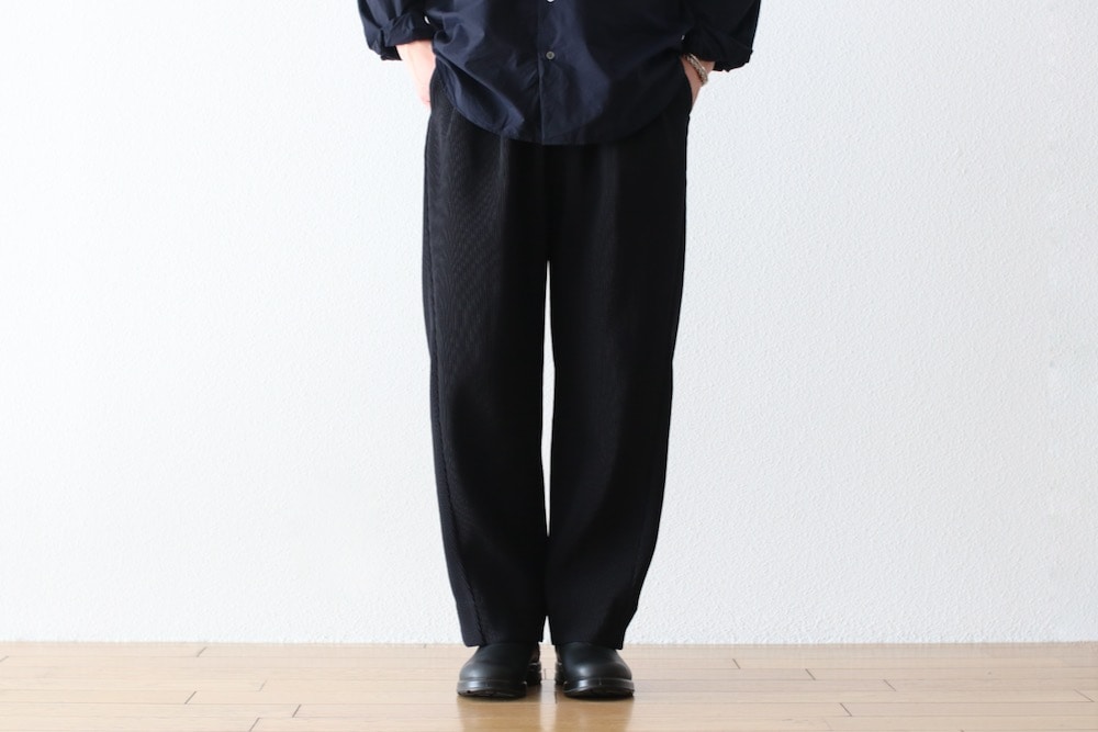 パンツ ssstein Trousers Gradation PleatsTwoTuck ssstein / シュタイン】GRADATION PLEATS TWO TUCK TROUSERS - D