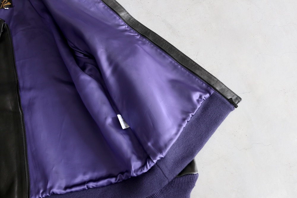 Needles(ˡɥ륺) "A-2 JACKET - COWHIDE LTHR."
