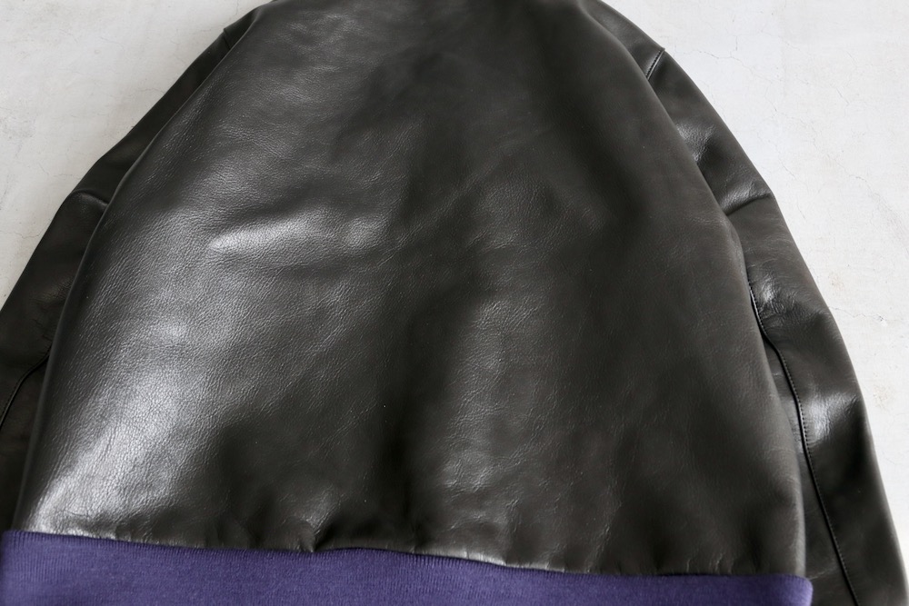 Needles(ˡɥ륺) "A-2 JACKET - COWHIDE LTHR."