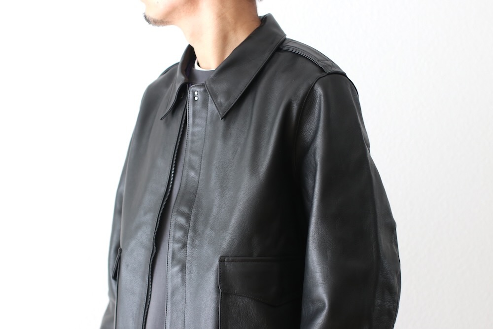 Needles(ˡɥ륺) "A-2 JACKET - COWHIDE LTHR."