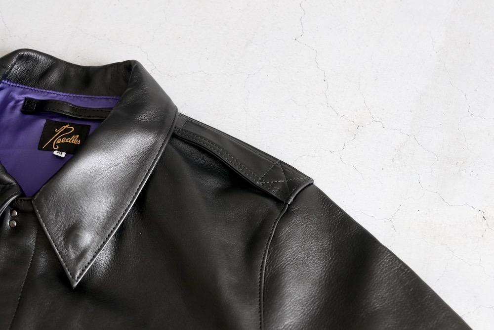 ジャケット・アウター Needles A-2 Jacket Cowhide Lthr M A-2 Jacket - Cowhide Lthr. | NEEDLES(ニードルズ) / アウター
