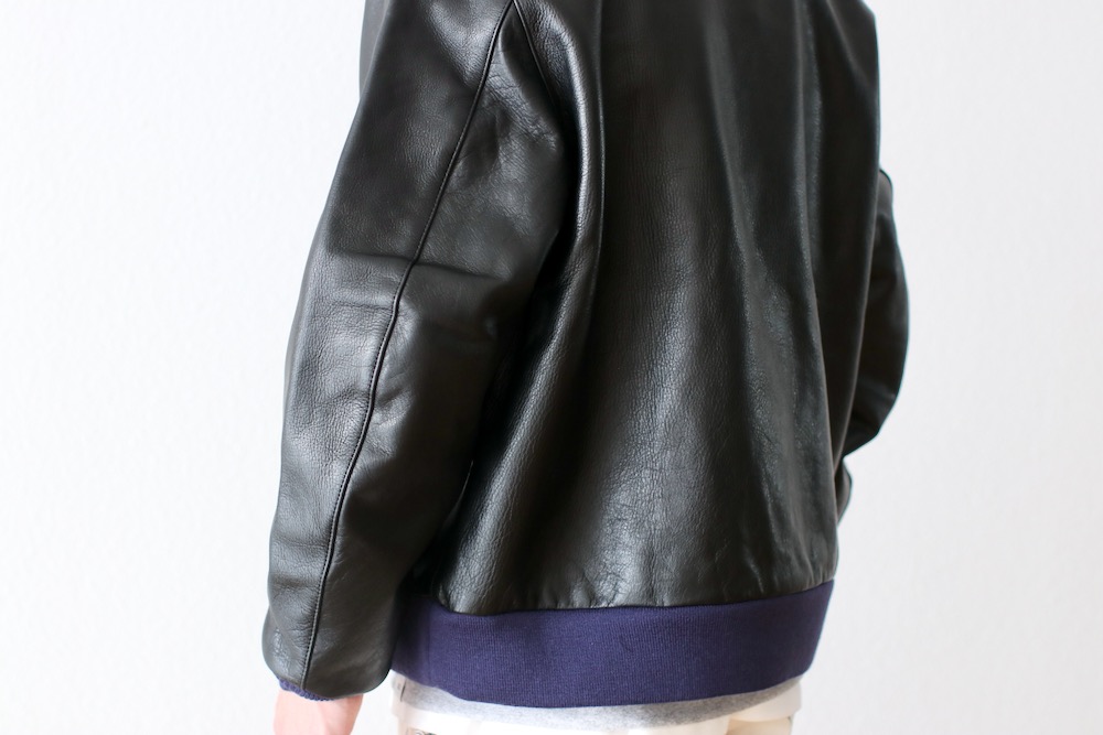 Needles(ˡɥ륺) "A-2 JACKET - COWHIDE LTHR."