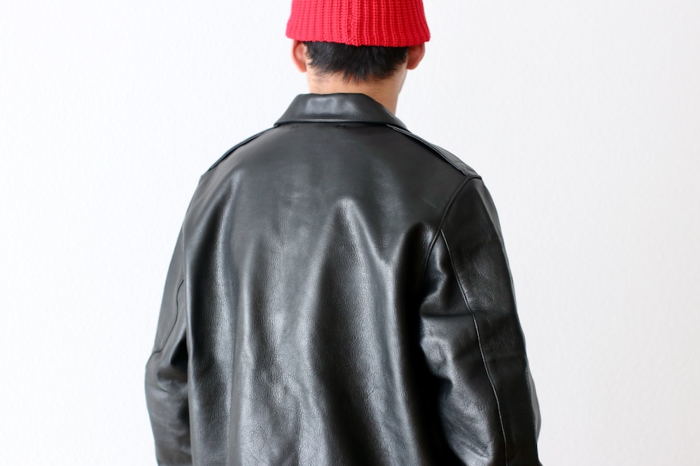 Needles(ˡɥ륺) "A-2 JACKET - COWHIDE LTHR."