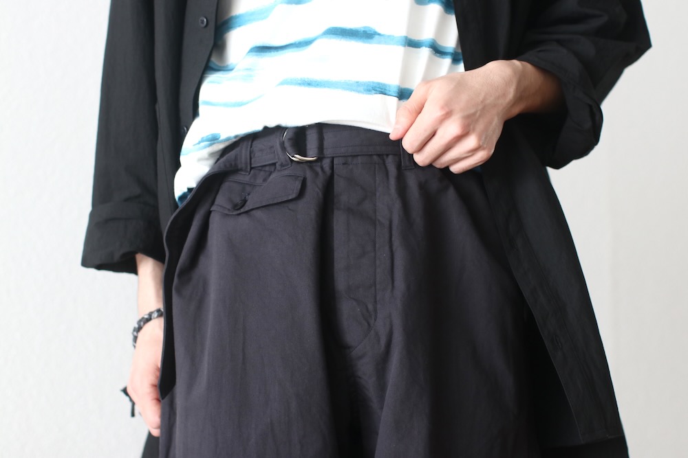 ts(s) (ƥ) "D-ring Belted Pants -Cotton Slub Yarn Twill Cloth-"