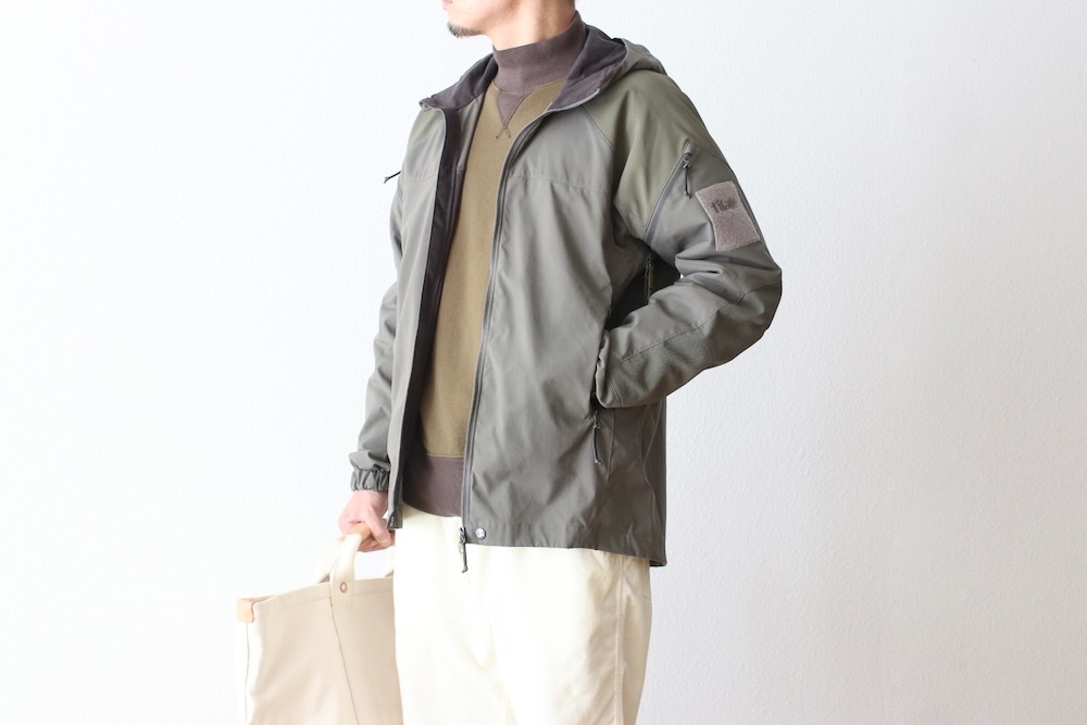 [10%OFF] Nigel Cabourn(�ʥ������� �����ܥ�) "HIGH NECK SHIRT TWO TONE"