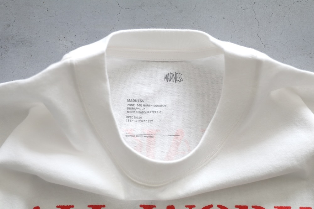 MADNESS (ޥåɥͥ) "MADNESS A.W.A.N.P STENCIL T-SHIRT"