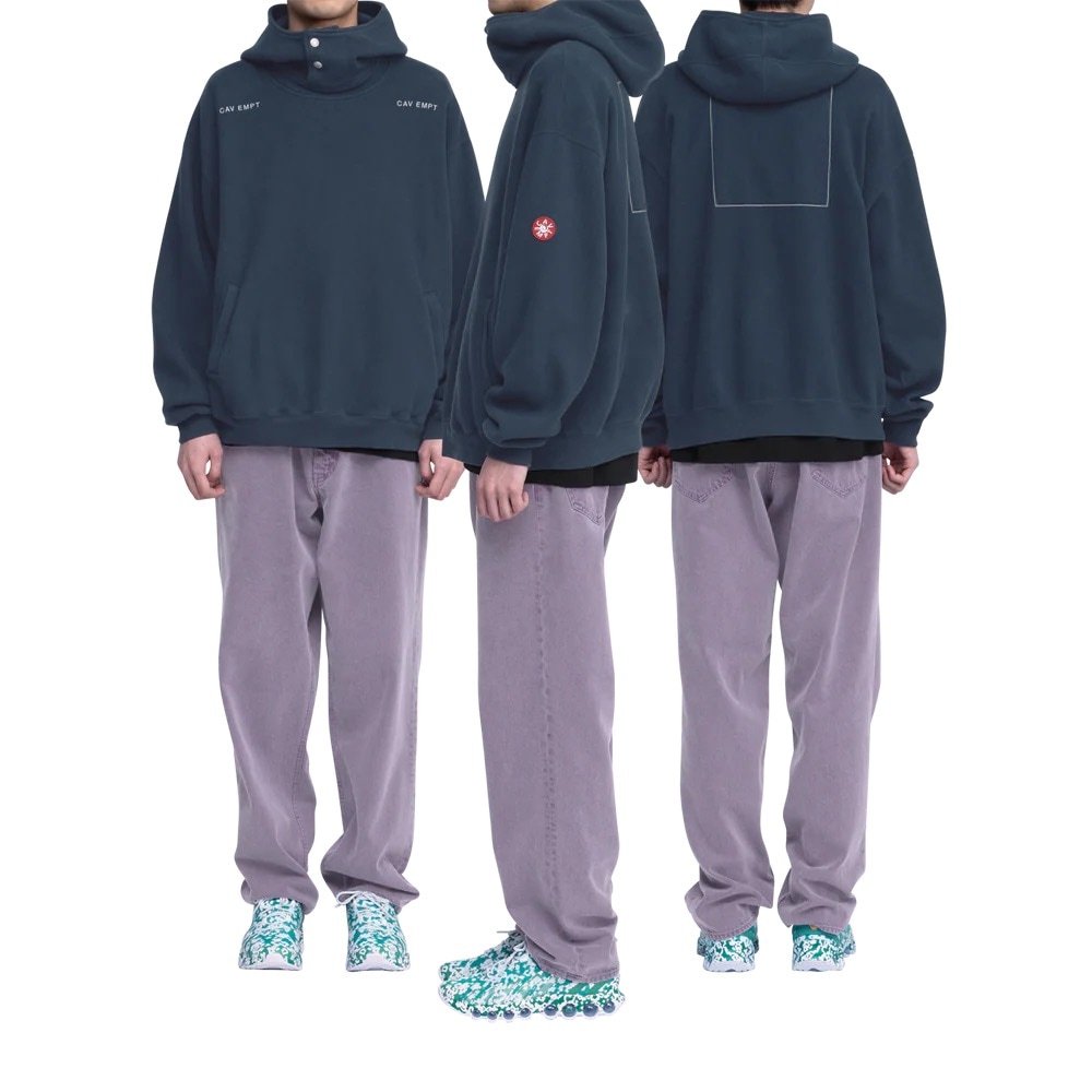 c.e シーイー Neck Snap DBL Knit Hoody C.E(シーイー) 