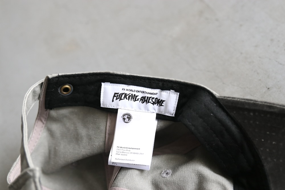 Fucking Awesome (եå󡡥) "Fuck You Embroidered 6 Panel Hat"