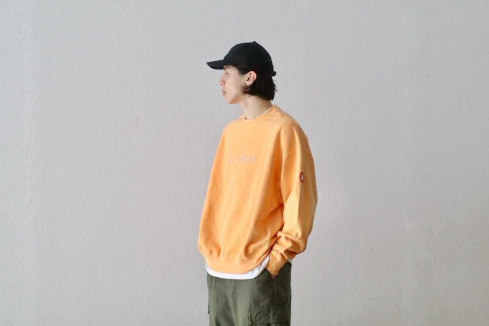 c.e cavempt OVERDYE PULLOVER L オレンジ