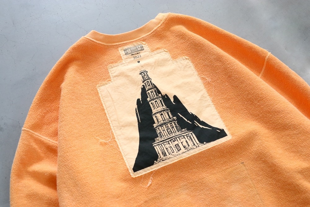 C.E Cav Empt シーイー　モックネック スウェット　刺繍 C E CAVEMPT BLOCK MOCK NECK シーイー モック ネック ハイ