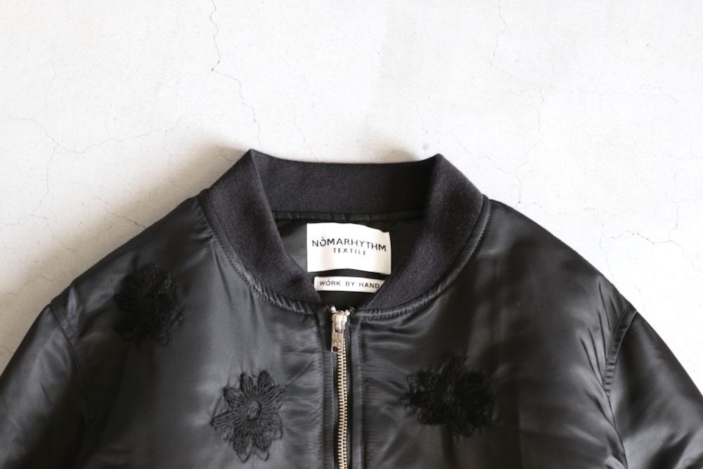 NOMARHYTHM TEXTILE (ノーマリズムテキスタイル)“Flower Embroidery