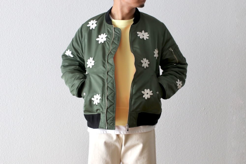 NOMARHYTHM TEXTILE (ノーマリズムテキスタイル)“Flower Embroidery