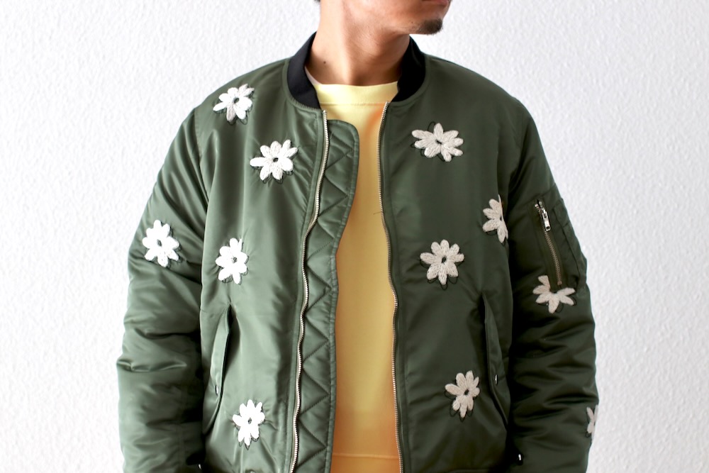 NOMARHYTHM TEXTILE (ノーマリズムテキスタイル)“Flower Embroidery