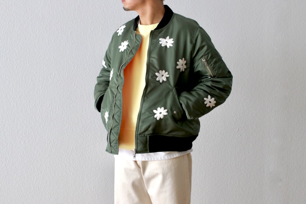 NOMARHYTHM TEXTILE (ノーマリズムテキスタイル)“Flower Embroidery