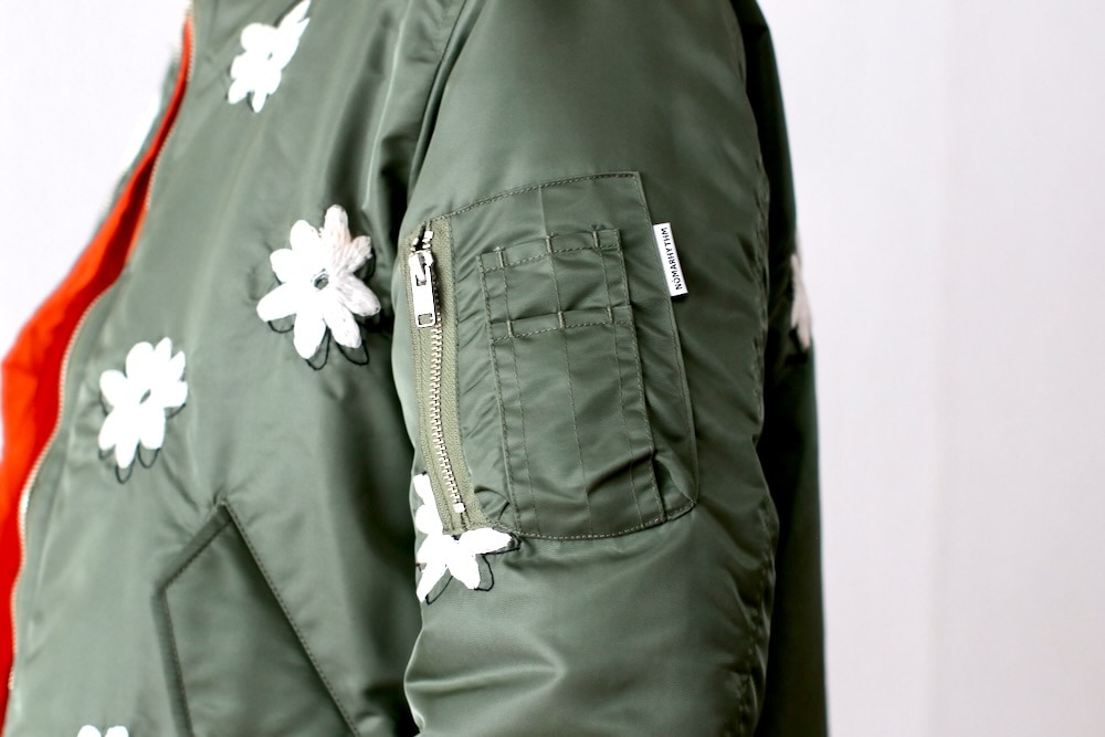 NOMARHYTHM TEXTILE (ノーマリズムテキスタイル)“Flower Embroidery