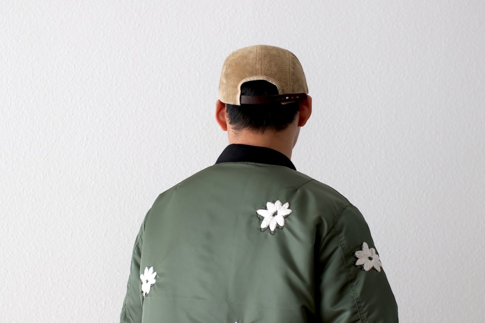 n*l様 イタリア製フラワープリント・ジャケット(未使用) NOMARHYTHM TEXTILE (ノーマリズムテキスタイル)“Flower Embroidery