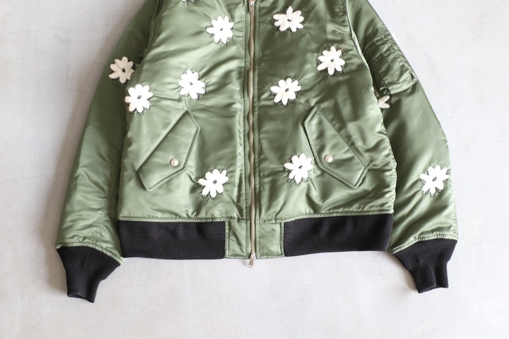 NOMARHYTHM TEXTILE (ノーマリズムテキスタイル)“Flower Embroidery