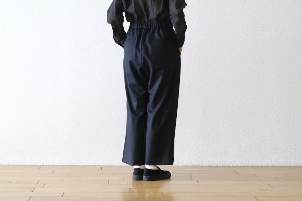 WOMEN'STOUJOURSʥȥ塼ˡEasy Trousers - SUPER 120's WORSTED WOOL FLANNEL CLOTH