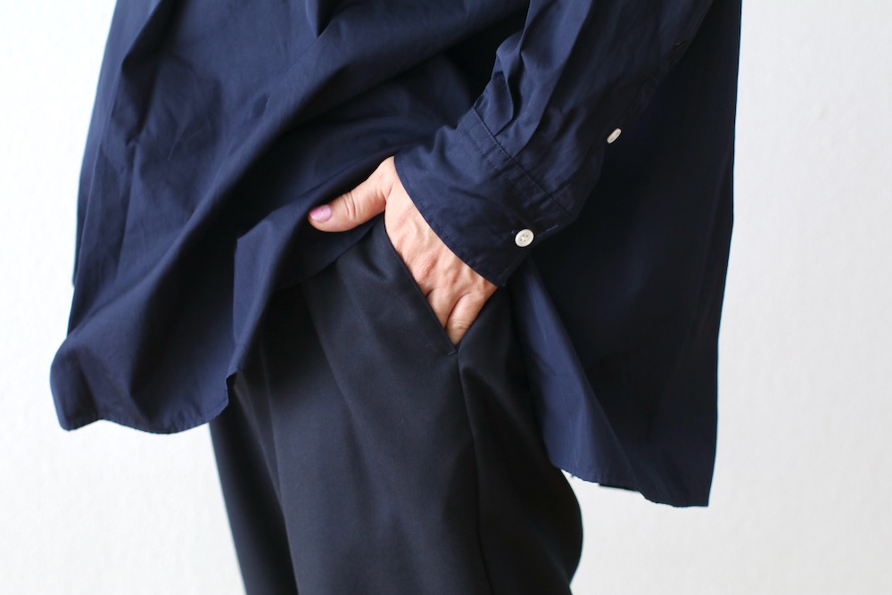 トゥジュー toujours パンツ WOMEN'S】TOUJOURS（トゥジュー）“Easy Trousers - SUPER 120's