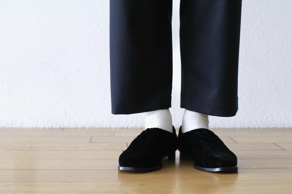 WOMEN'STOUJOURSʥȥ塼ˡEasy Trousers - SUPER 120's WORSTED WOOL FLANNEL CLOTH