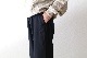 WOMEN'STOUJOURSʥȥ塼ˡEasy Trousers - SUPER 120's WORSTED WOOL FLANNEL CLOTH