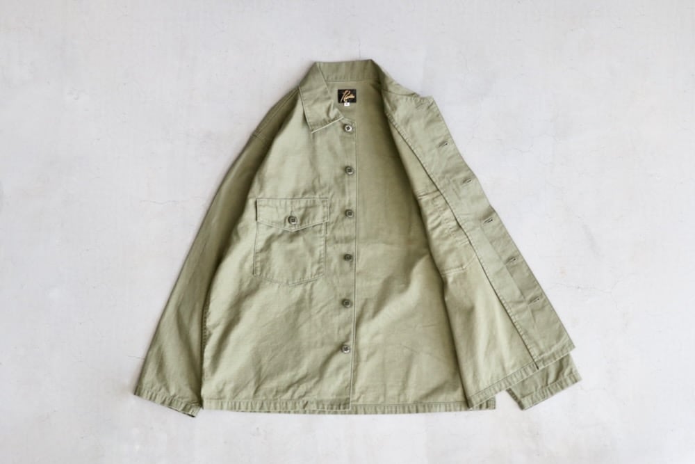 [10% > 15%OFF] Needles(�ˡ��ɥ륺) "L/S Fatigue Shirt - Back Sateen"