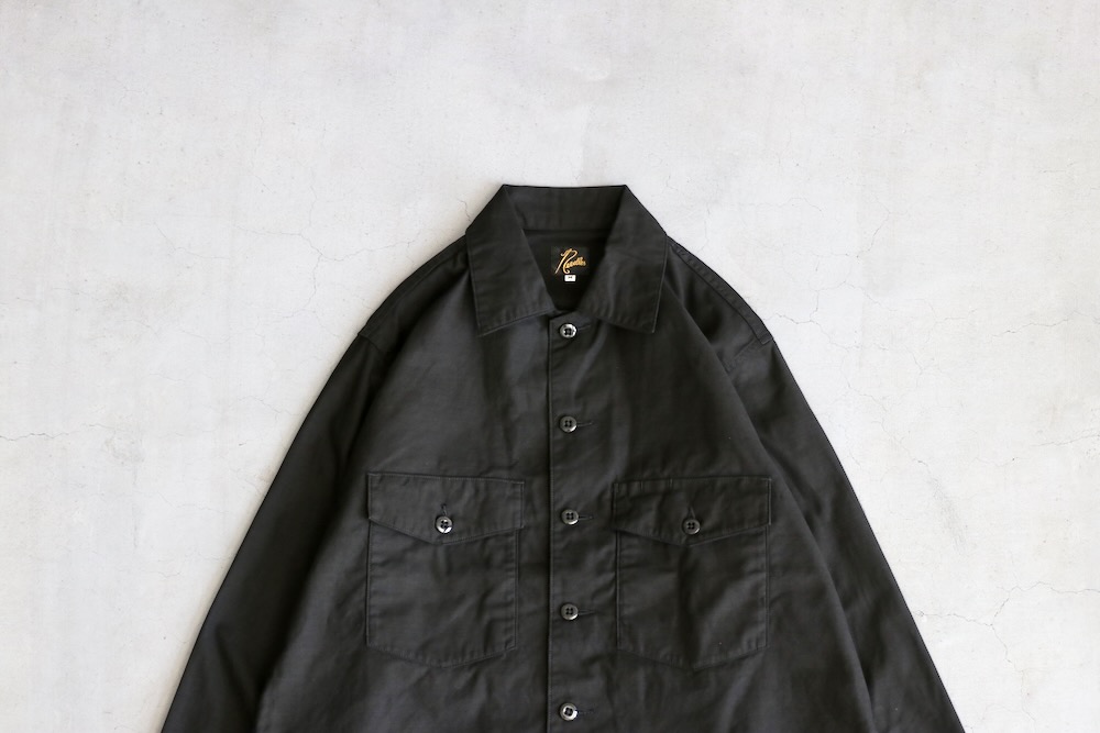 [10% > 15%OFF] Needles(�ˡ��ɥ륺) "L/S Fatigue Shirt - Back Sateen"