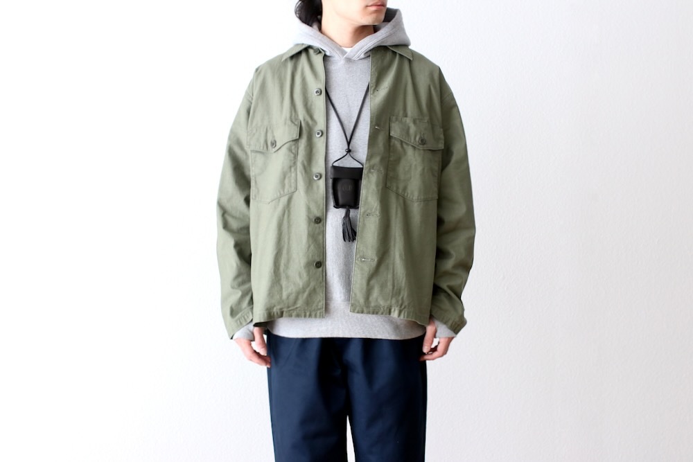 [10% > 15%OFF] Needles(�ˡ��ɥ륺) "L/S Fatigue Shirt - Back Sateen"